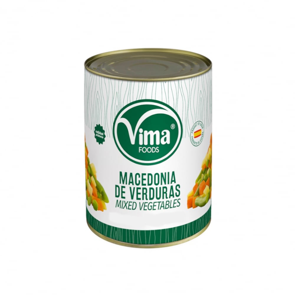 Macedonia de verduras al natural Vima Foods (390 g / 13.75 oz) - Imagen 1