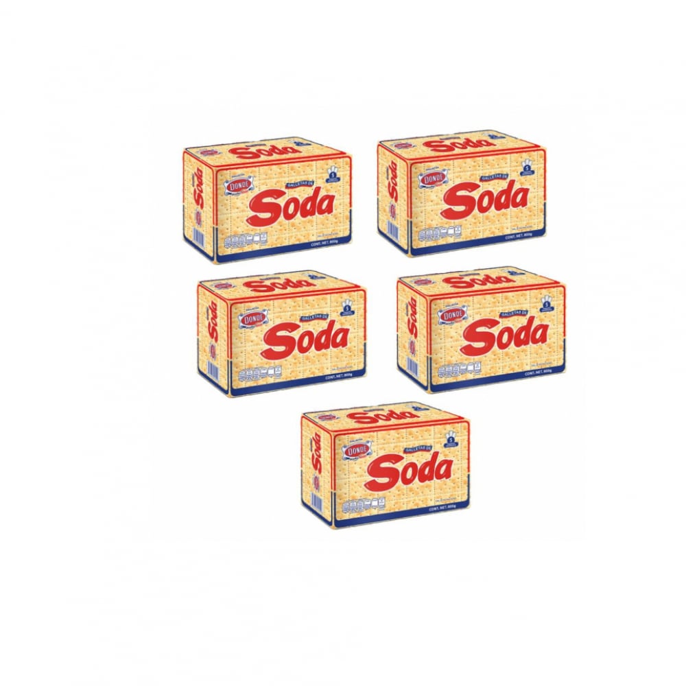 Galletas de soda Dondé (5 X 800 g / 1.76 lb) - Imagen 1