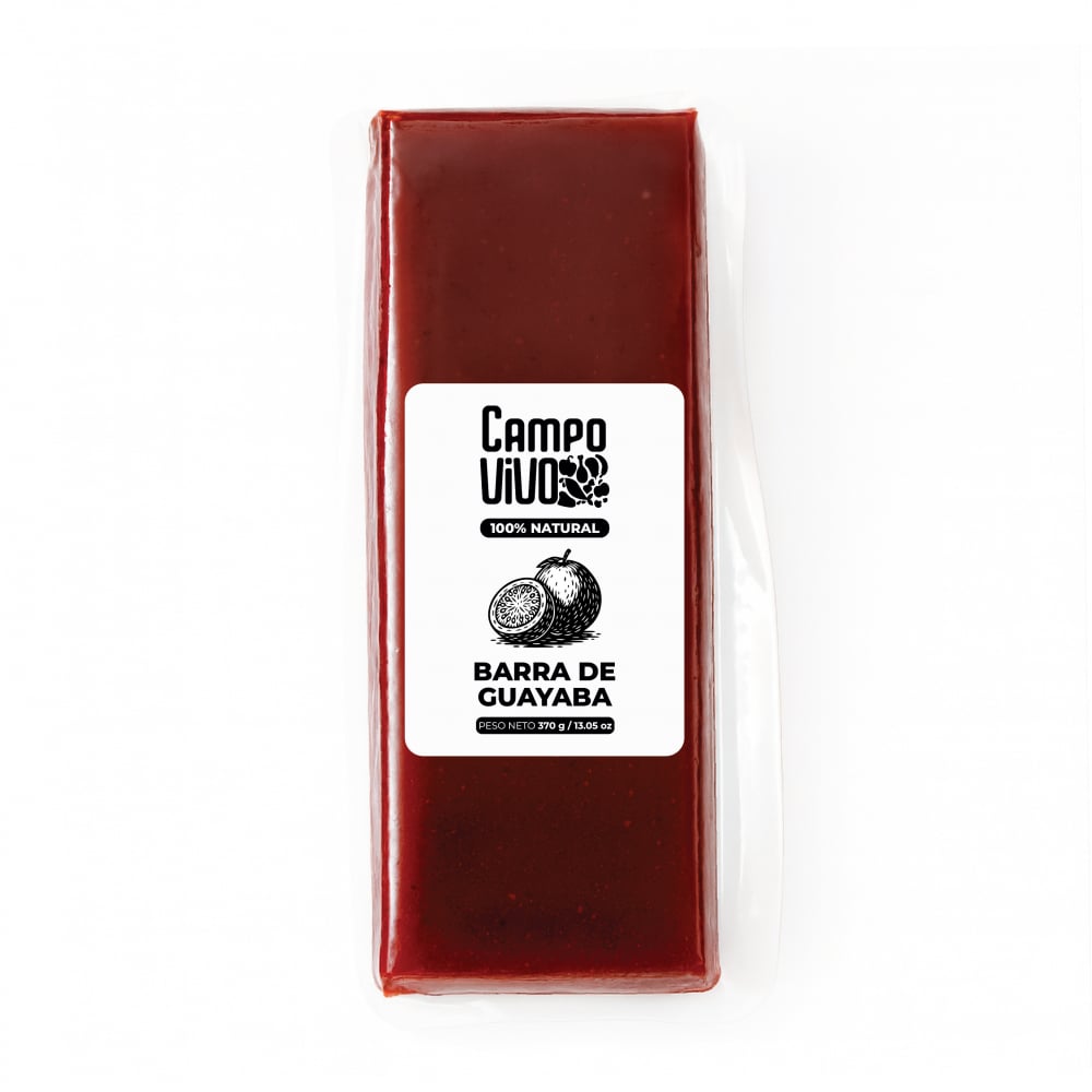 Barra de guayaba Campo Vivo (370 g / 13.05 oz) - Imagen 1