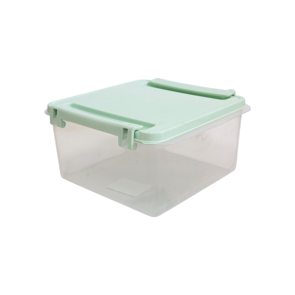 Fiambrera cuadrada de plastico color verde 2 L Casa y Menaje - Imagen 1