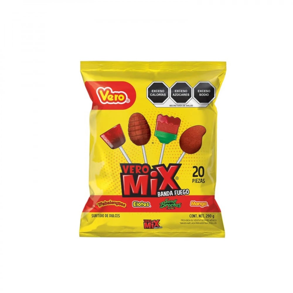 Surtido de paletas picantes Vero Mix (290 g / 10.22 oz) - Imagen 1
