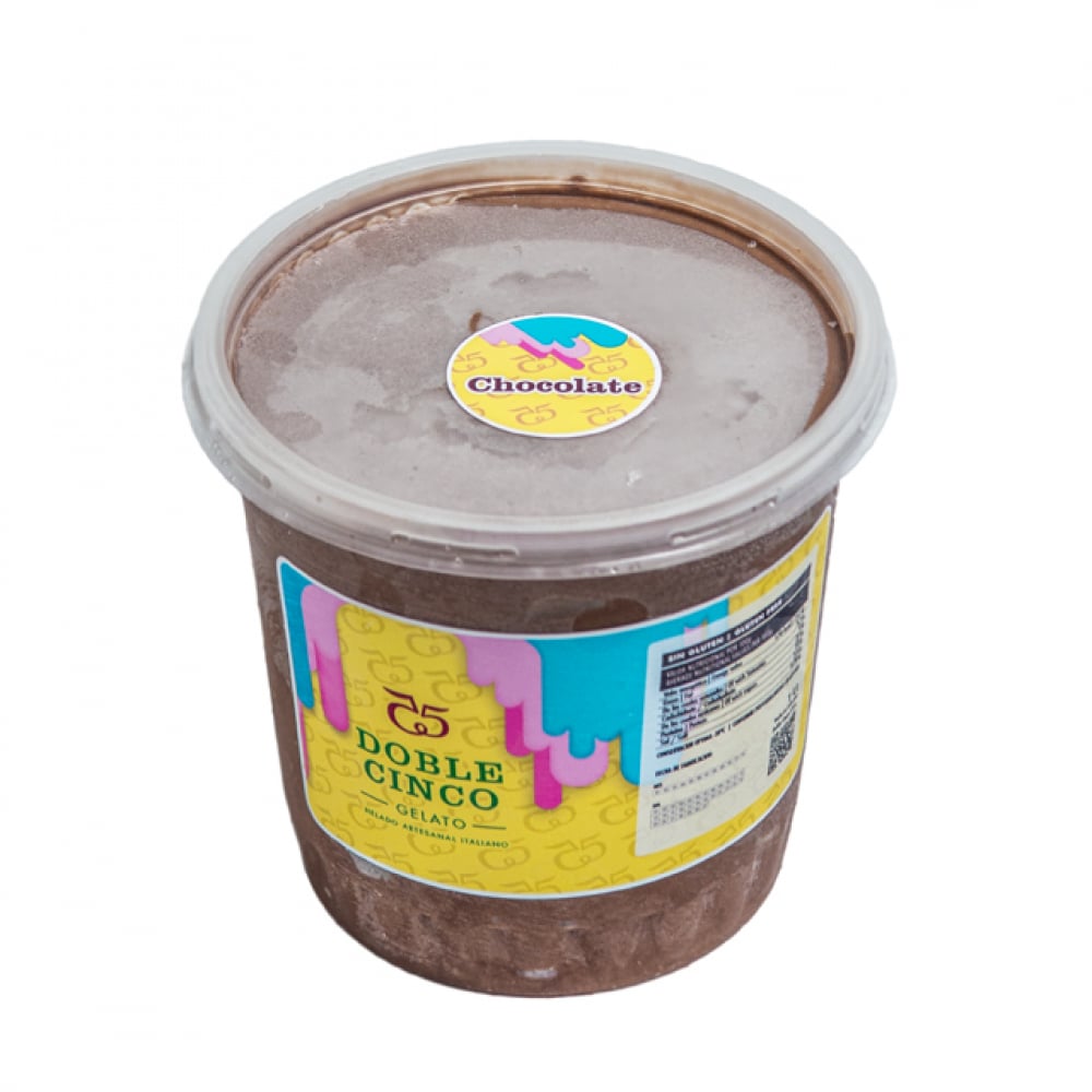 Helado artesanal italiano -gelato- chocolate (1 L) - Imagen 1