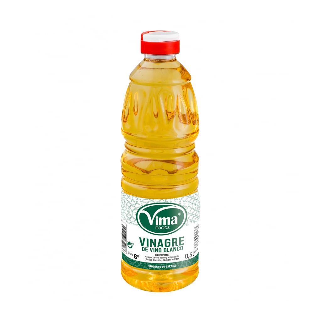 Vinagre de vino blanco Vima Foods (500 ml) - Imagen 1