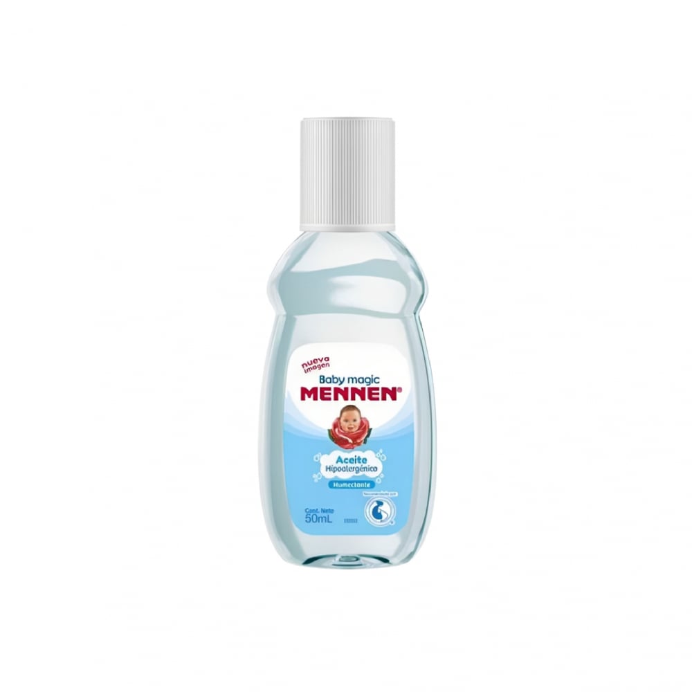 Aceite para bebés hipoalergénico Mennen (50 ml) - Imagen 1