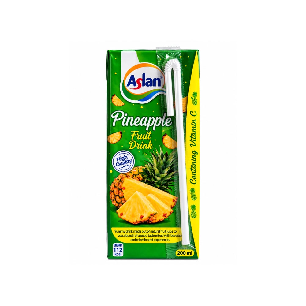 Jugo de piña Aslan (200 ml) - Imagen 1