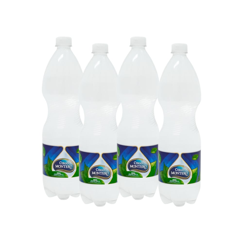 Agua mineral natural Ciego Montero (4 x 1.5 L) - Imagen 1