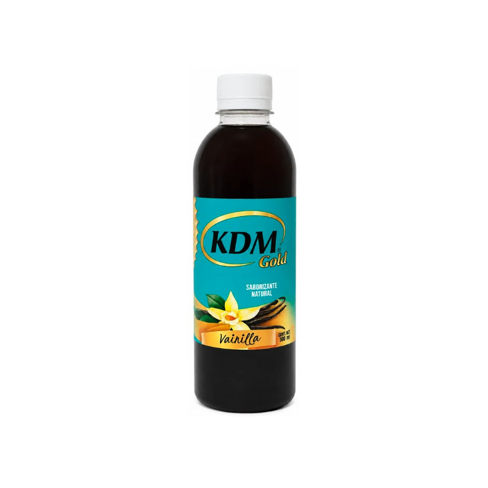 Saborizante natural vainilla KDM Gold (500 ml / 16.9 oz) - Imagen 1