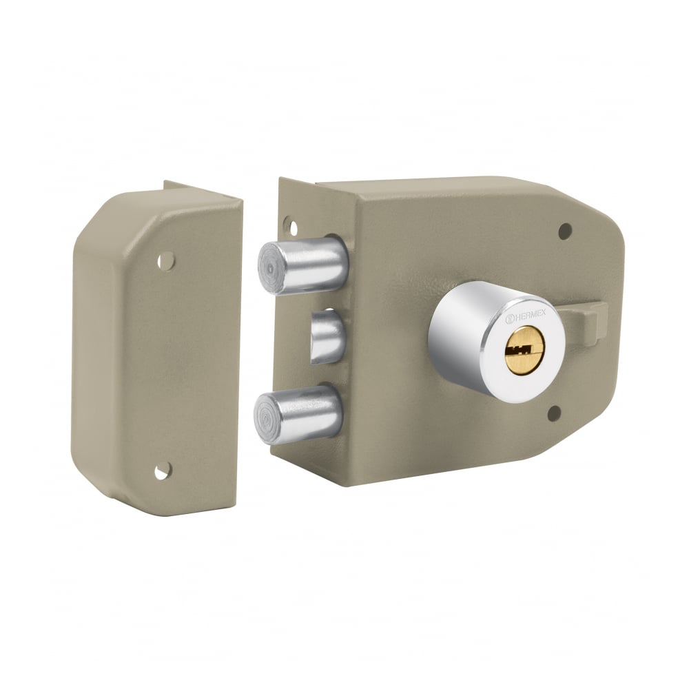 Cerradura de sobreponer izquierda y derecha Hermex CS-92 - Imagen 1