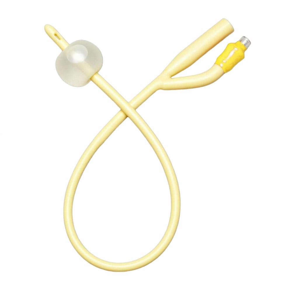 Catéter de Foley 2 vías de látex con recubrimiento elastomérico de silicona 20 fr 10 ml - Imagen 1