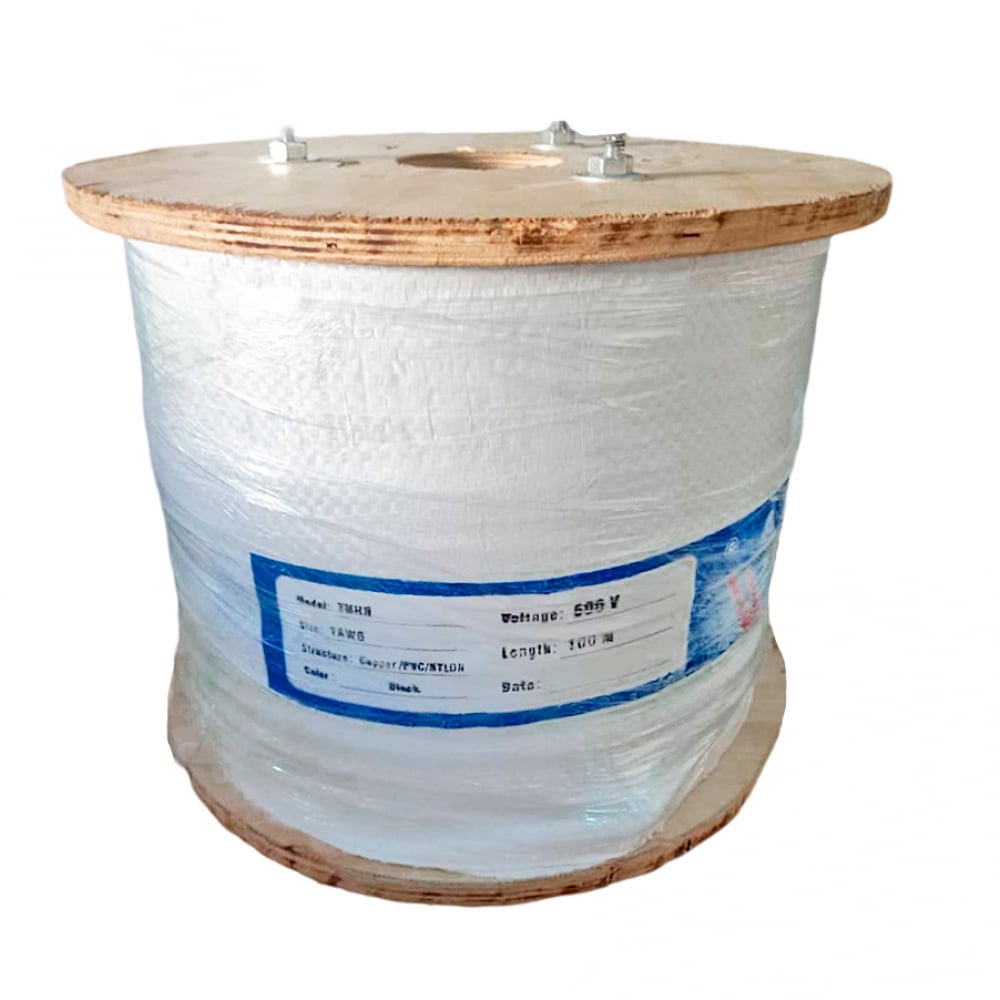 Cable negro 600V calibre 1 THHN (100 m) - Imagen 1