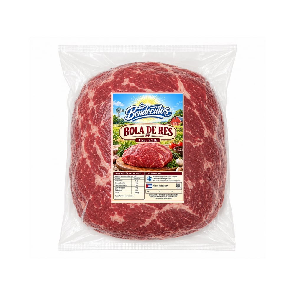 Bola de res Los Bendecidos (1 kg / 2.2 lb) - Imagen 1