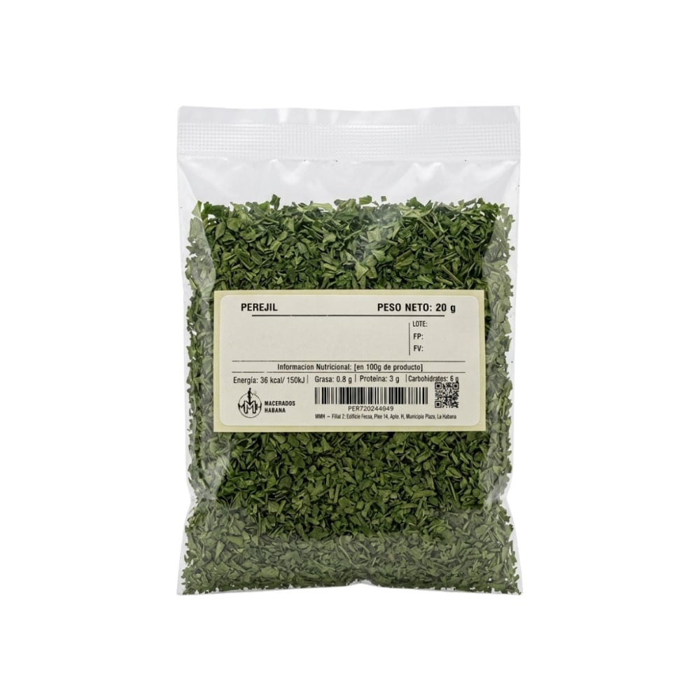 Perejil en hojas Macerados Habana (20 g) - Imagen 1