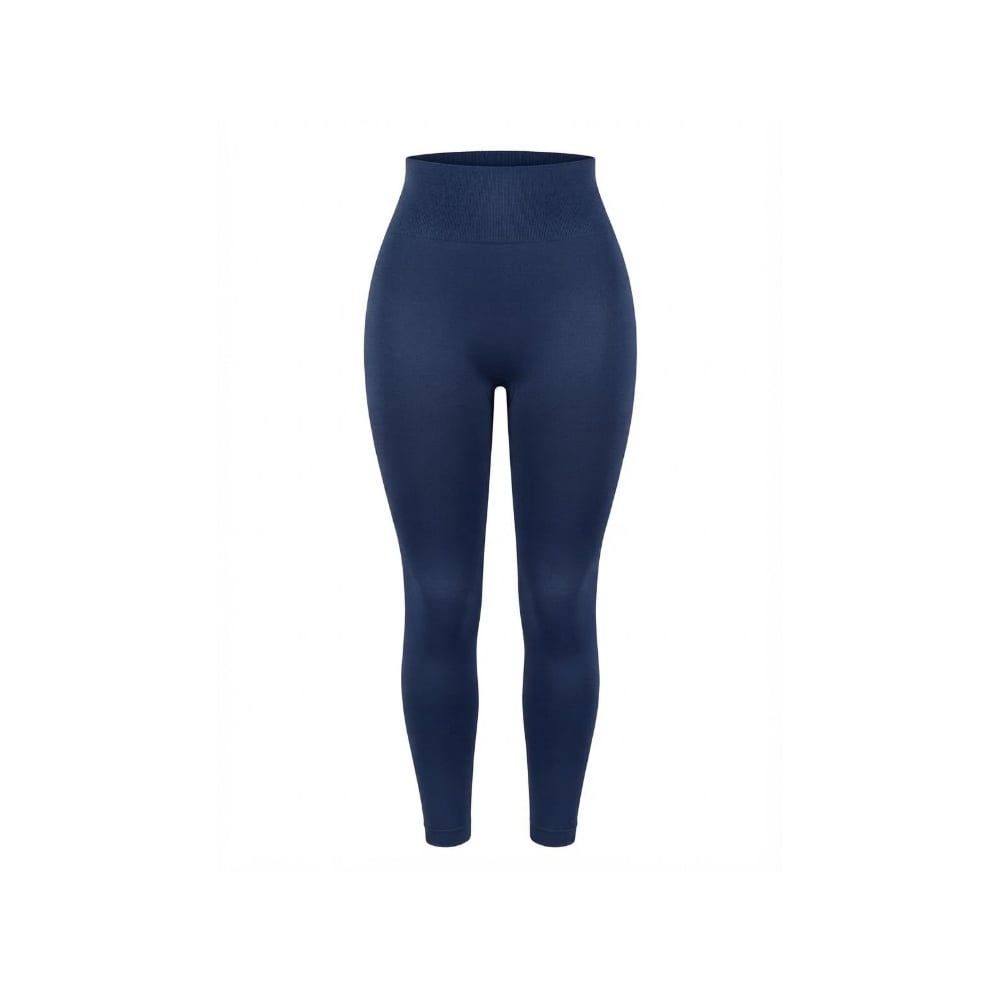 Licra larga de cintura alta color azul marino Alby (Talla única) - Imagen 1