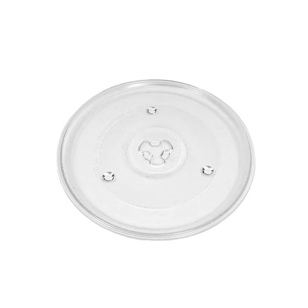 Plato de cristal para microondas de vidrio 27 cm CM - Imagen 1