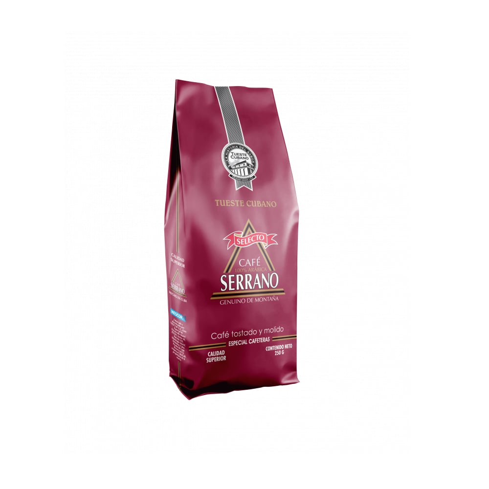 Café tostado y molido Serrano (250 g / 8.8 oz) - Imagen 1