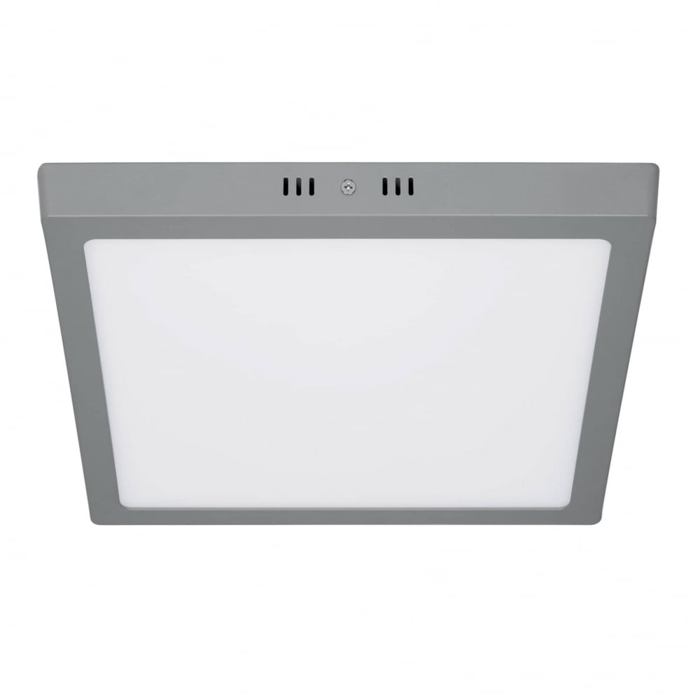 Luminario cuadrado gris LED 24 W Volteck PLA-221L - Imagen 1