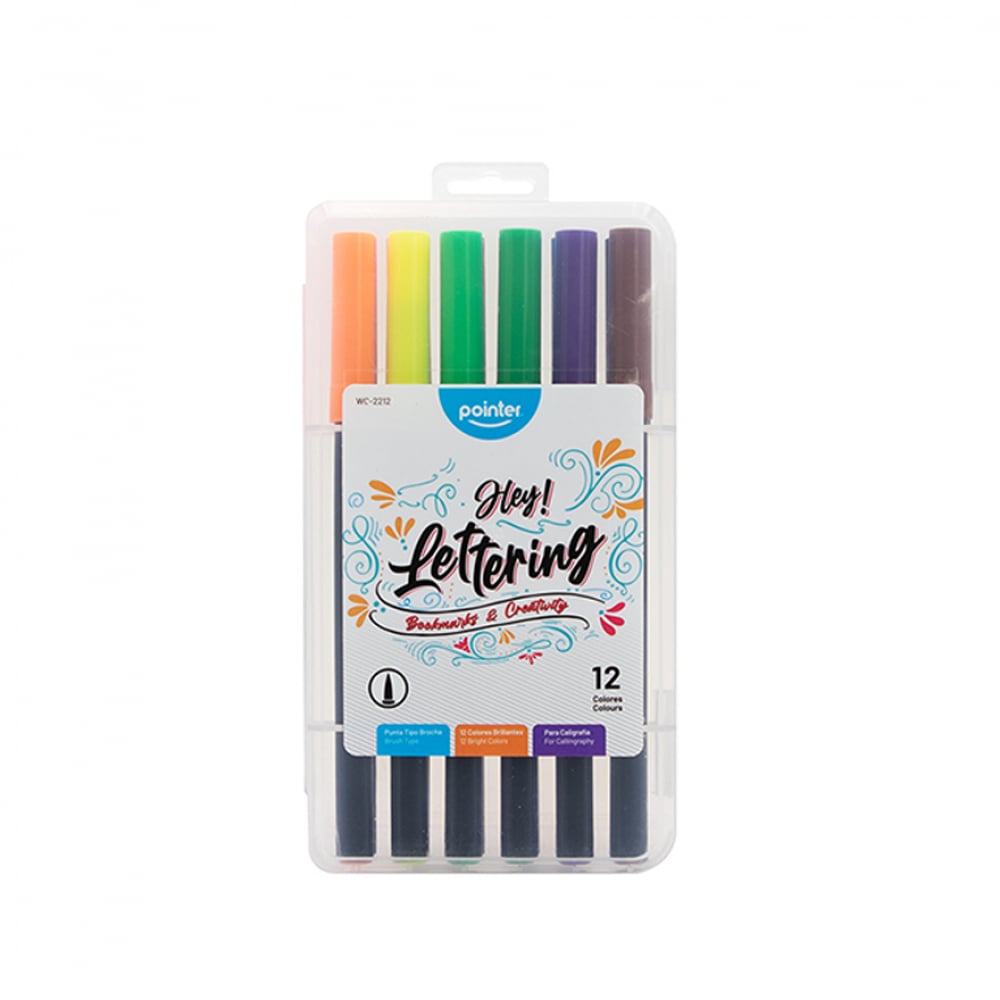 Juego de 12 marcadores Lettering Pointer - Imagen 1