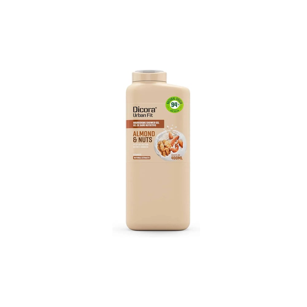 Gel de baño nutritivo de almendras y nueces Dicora (750 ml) - Imagen 1