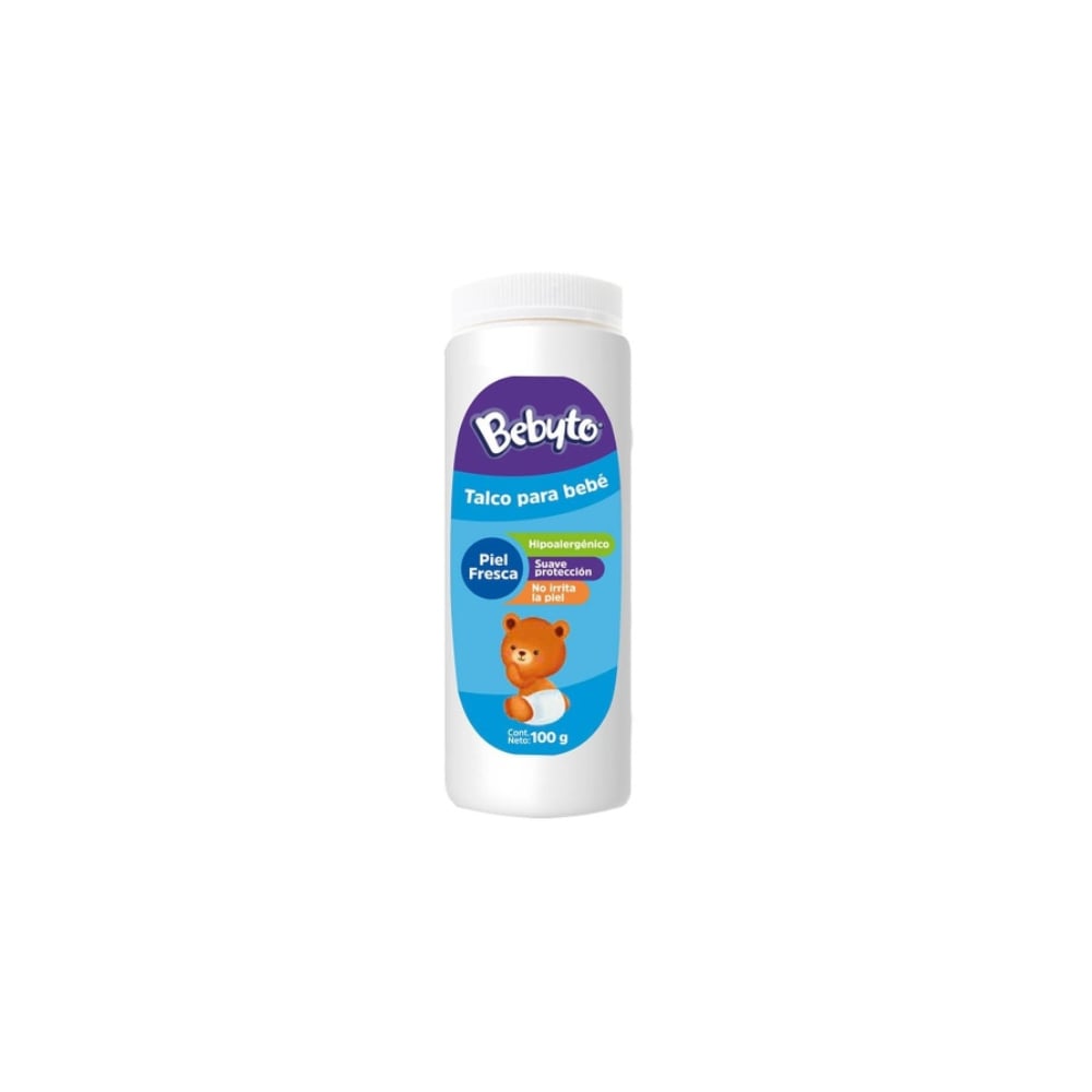Talco para bebé piel fresca Bebyto (100 g / 3.5 oz) - Imagen 1