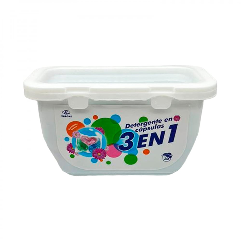 Detergente en cápsulas 3 en 1 Zhaoke (30 U) - Imagen 1