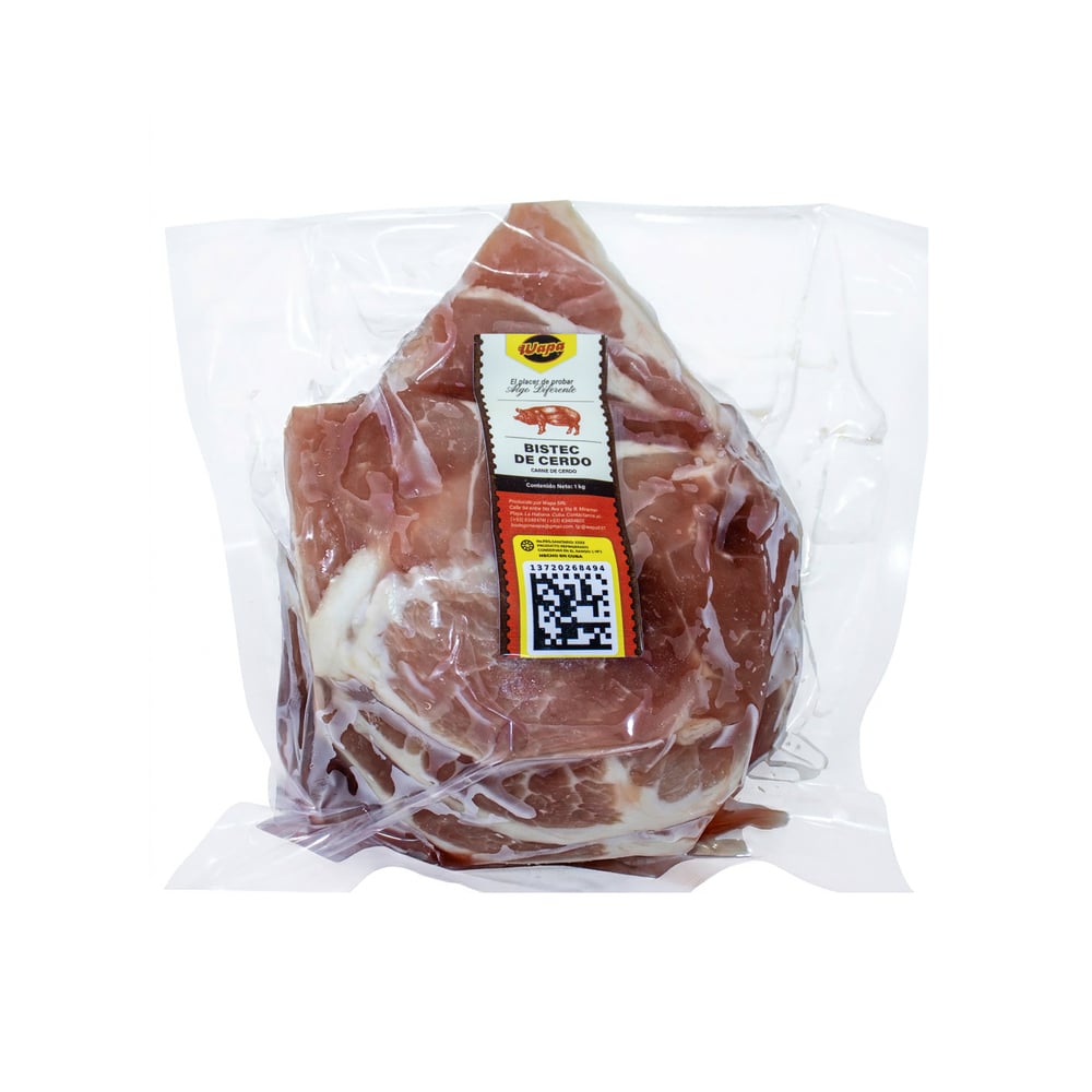 Bistec de cerdo Wapa (1 kg / 2.2 lb) - Imagen 1