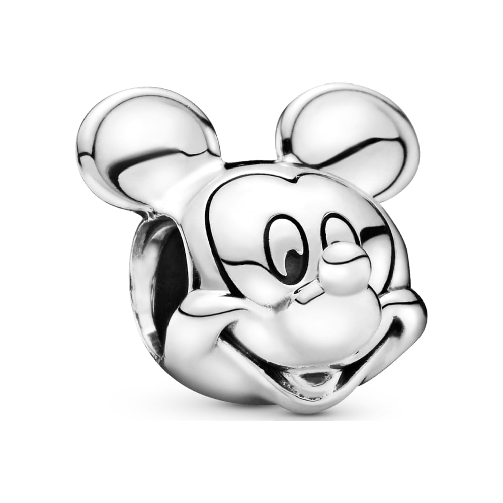 Charm de plata S925 Pandora retrato Mickey de Disney - Imagen 1