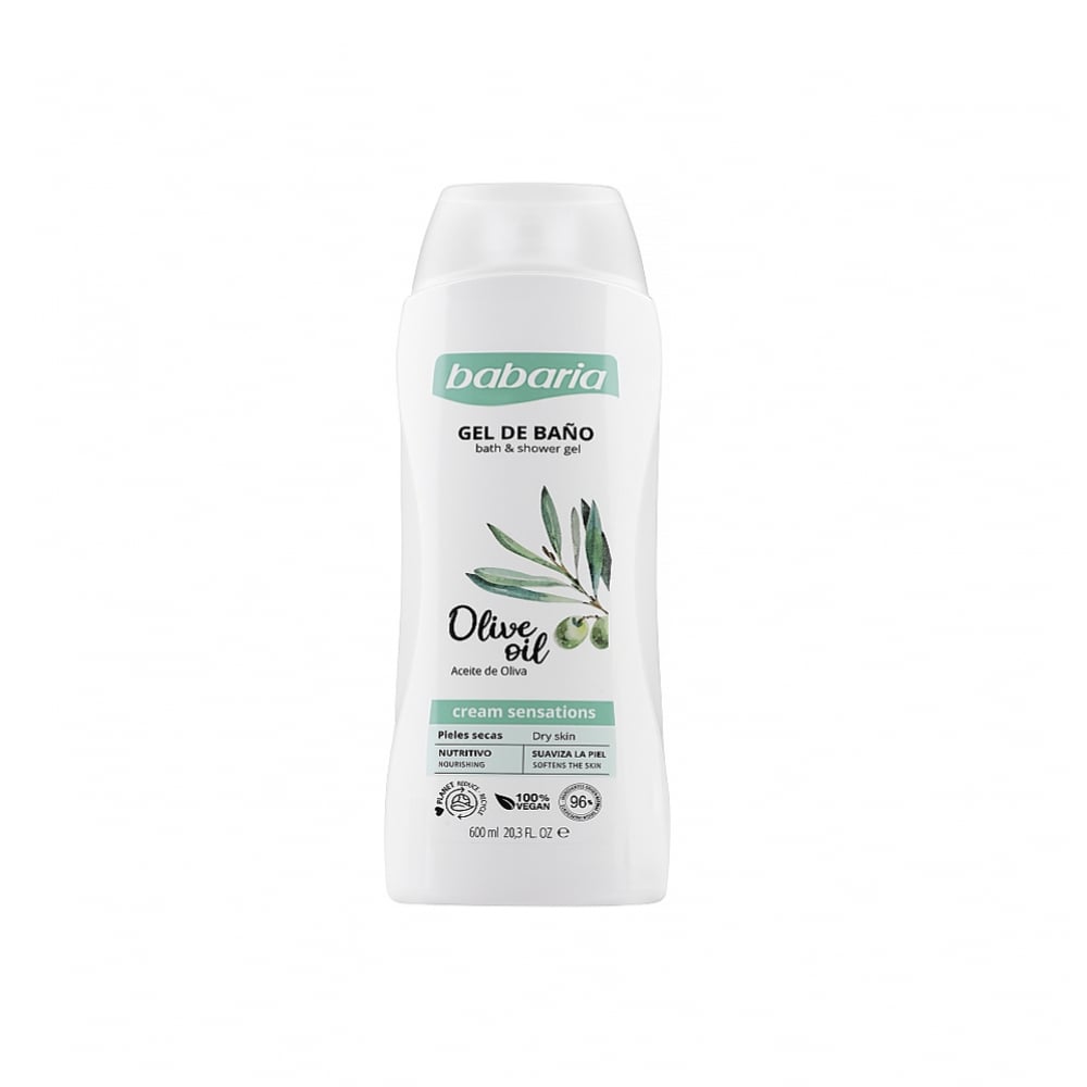 Gel de baño con aceite de Oliva Babaria (600 ml) - Imagen 1