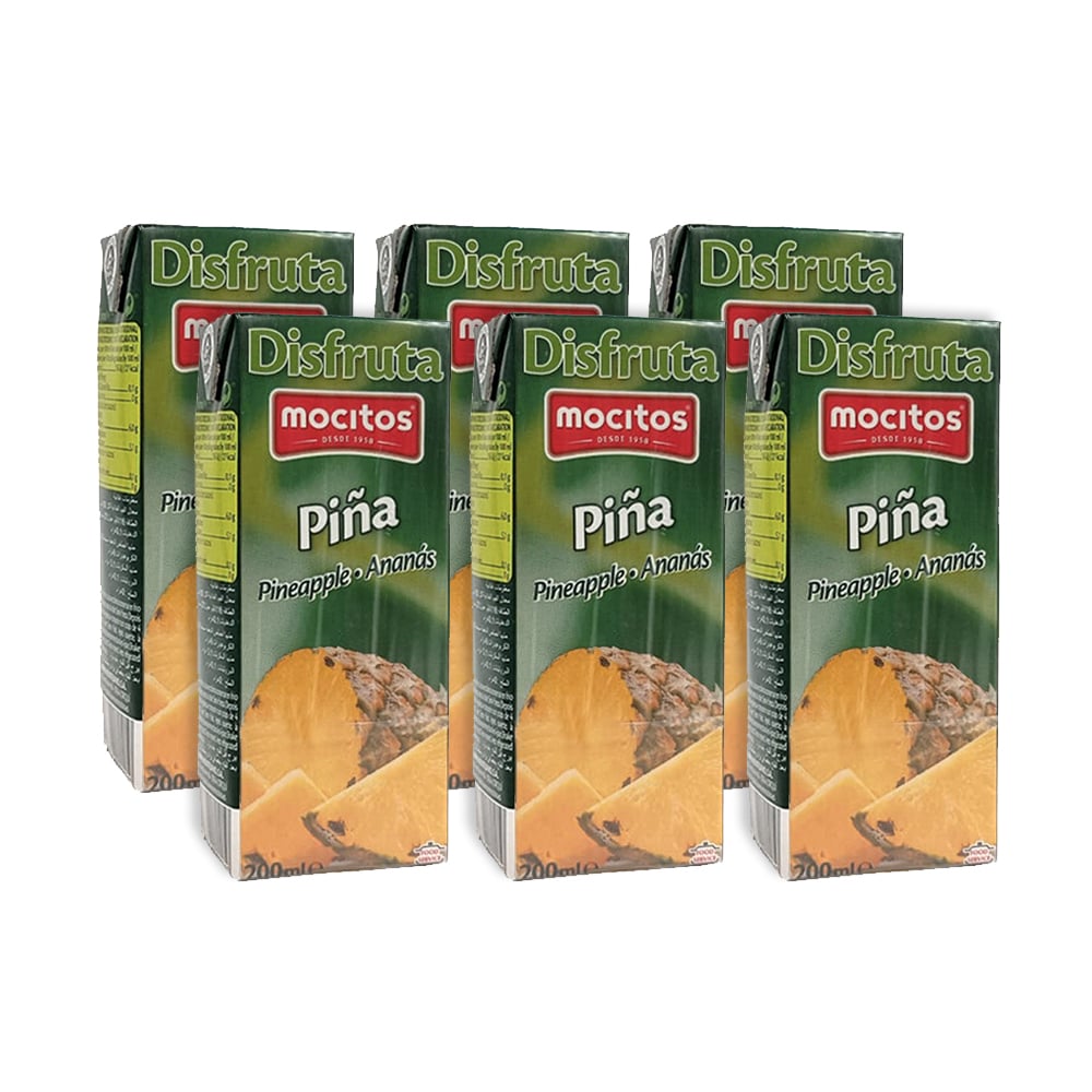 Néctar de piña Mocitos (6 x 200 ml) - Imagen 1