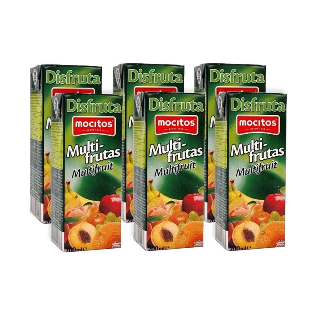 Néctar de multifrutas Mocitos (6 x 200 ml) - Imagen 1