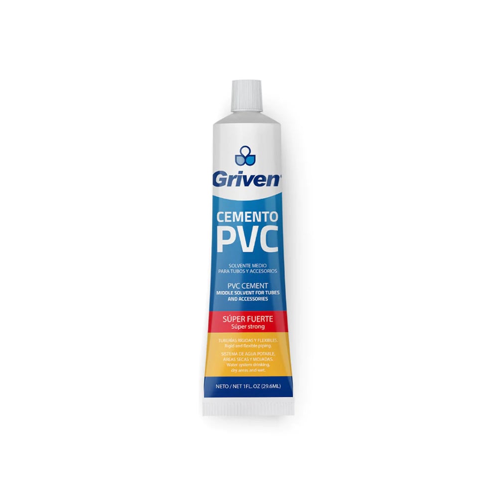 Cemento solvente para tuberías Griven (29.6 ml) - Imagen 1