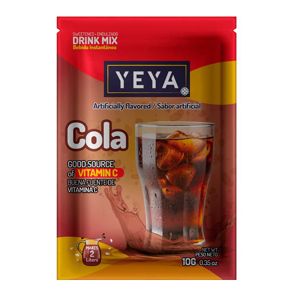 Refresco instantáneo sabor cola YEYA (10 g / 0.35 oz) - Imagen 1