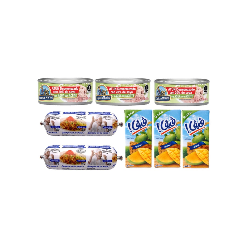 Combo mixto (atún, mortadela y néctar) - Imagen 1
