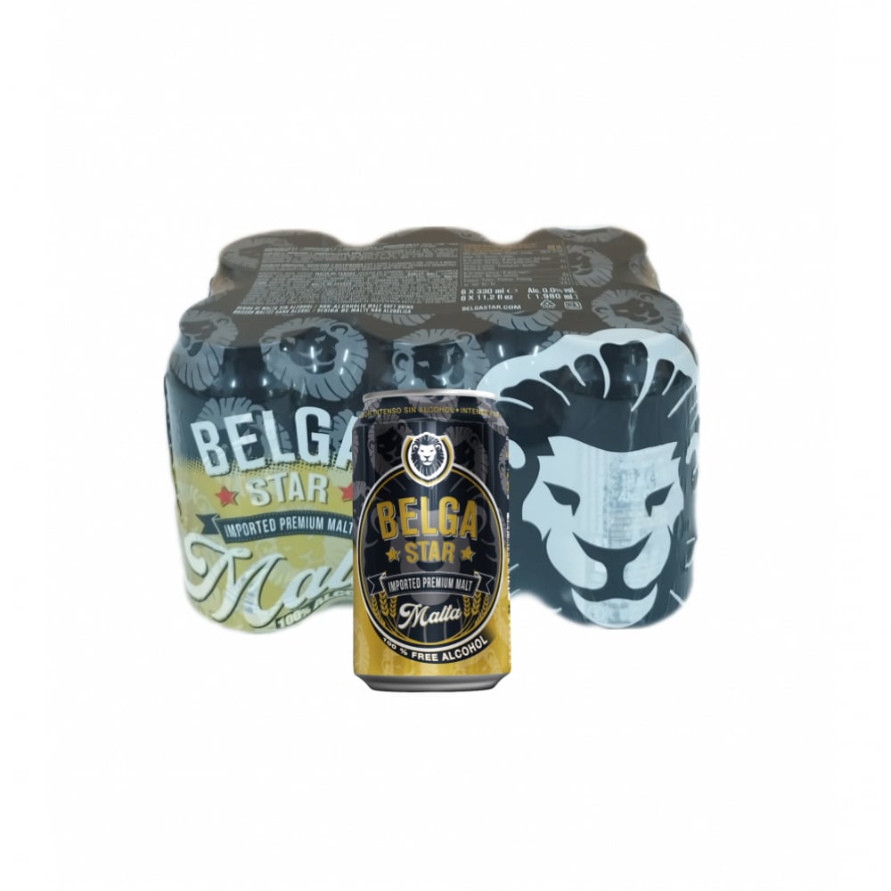 Malta Belga Star (6 x 330 ml) - Imagen 1
