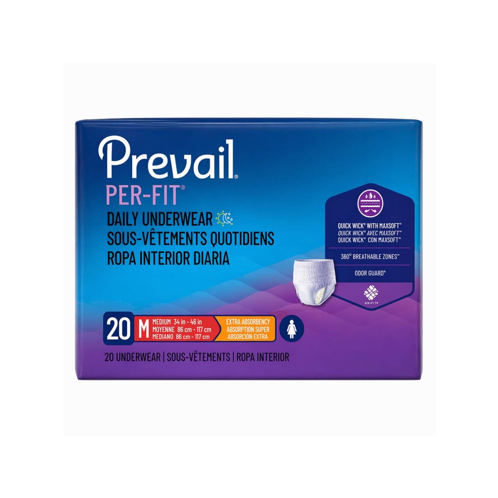 Pañales desechables para adultos talla M Prevail (20 U) - Imagen 1