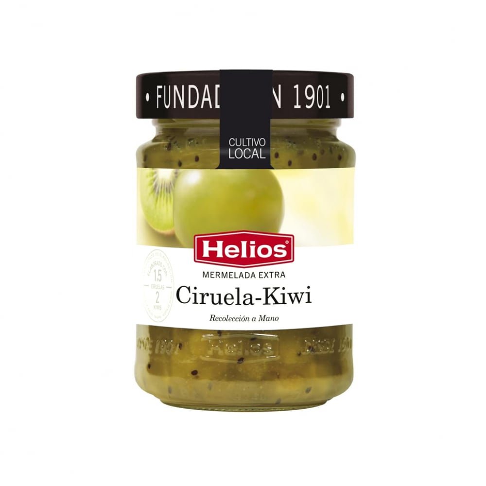 Mermelada extra de ciruela y kiwi Helios (340 g / 11.99 oz) - Imagen 1
