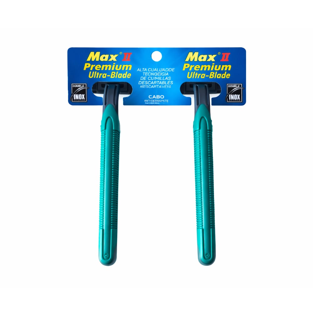 Rastrillo desechable Premium Ultra-Blade Max II (2 U) - Imagen 1