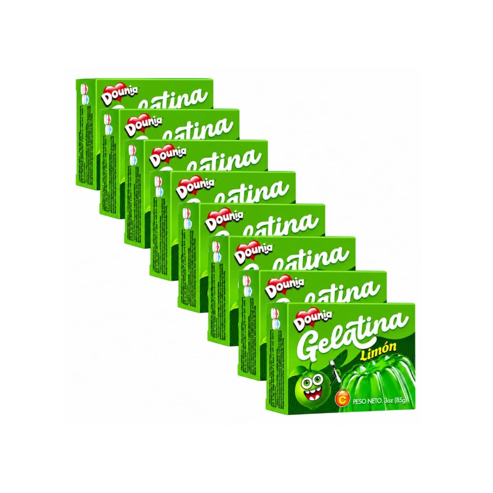 Gelatina con sabor a limón Dounia (8 x 85 g / 3 oz) - Imagen 1