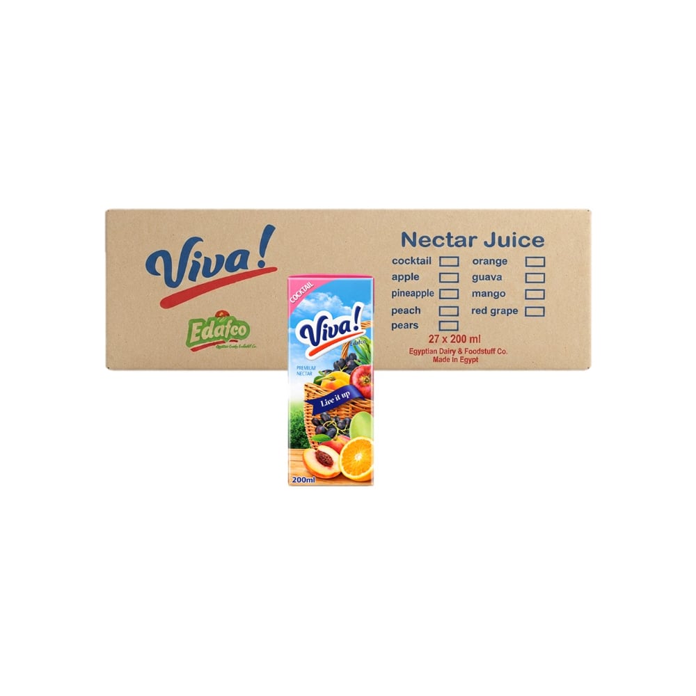 Néctar de cóctel Viva! (27 x 200 ml) - Imagen 1