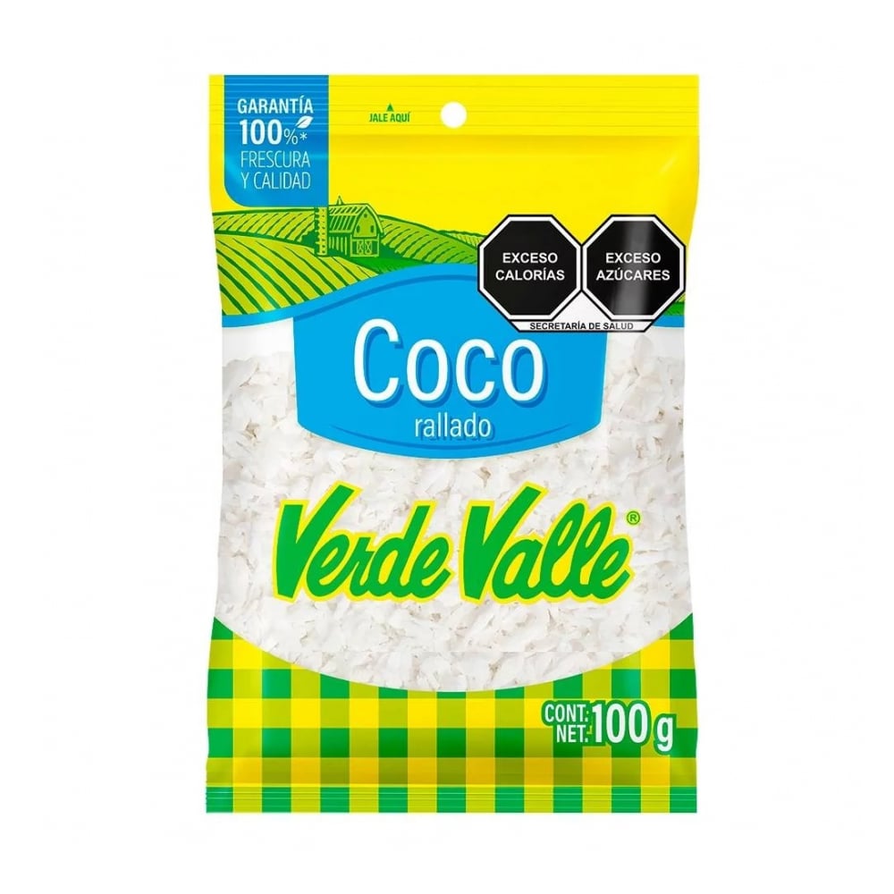 Coco rallado Verde Valle (100 g / 3.53 oz) - Imagen 1