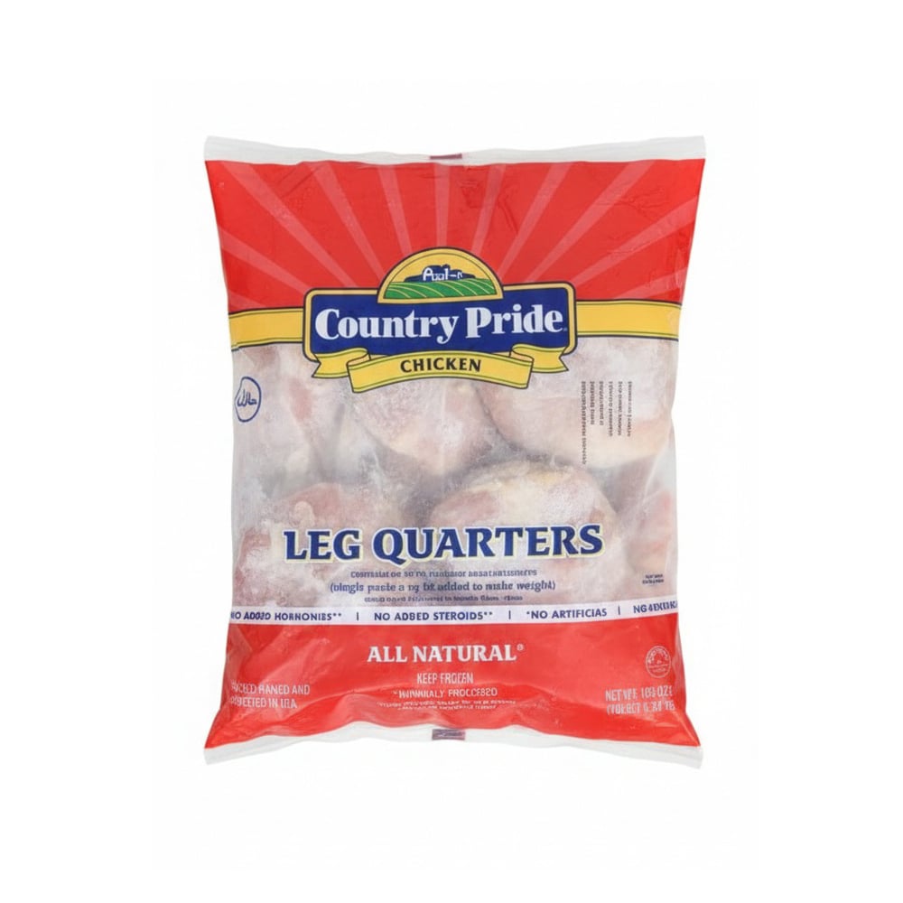 Cuartos traseros pollo Country Pride (4.54 kg / 10 lb) - Imagen 1