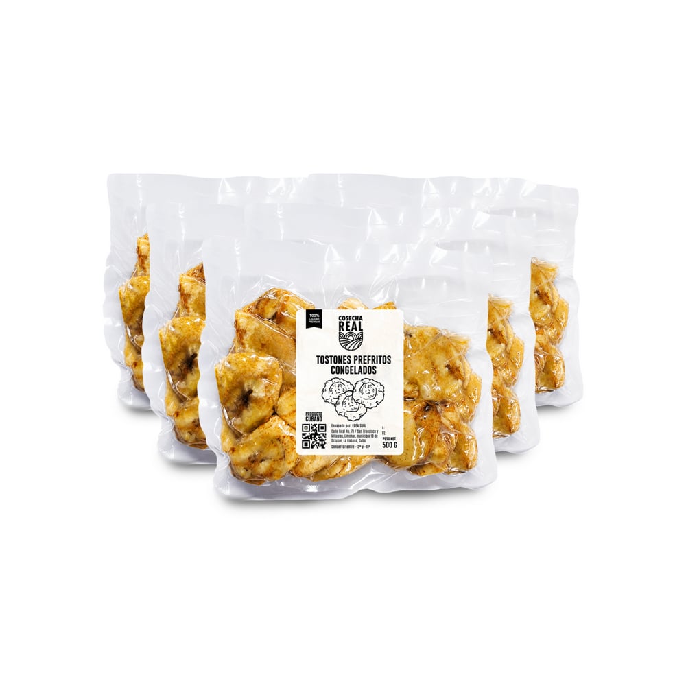 Tostones prefritos congelados Cosecha Real (5 x 500 g / 1.1 lb) - Imagen 1