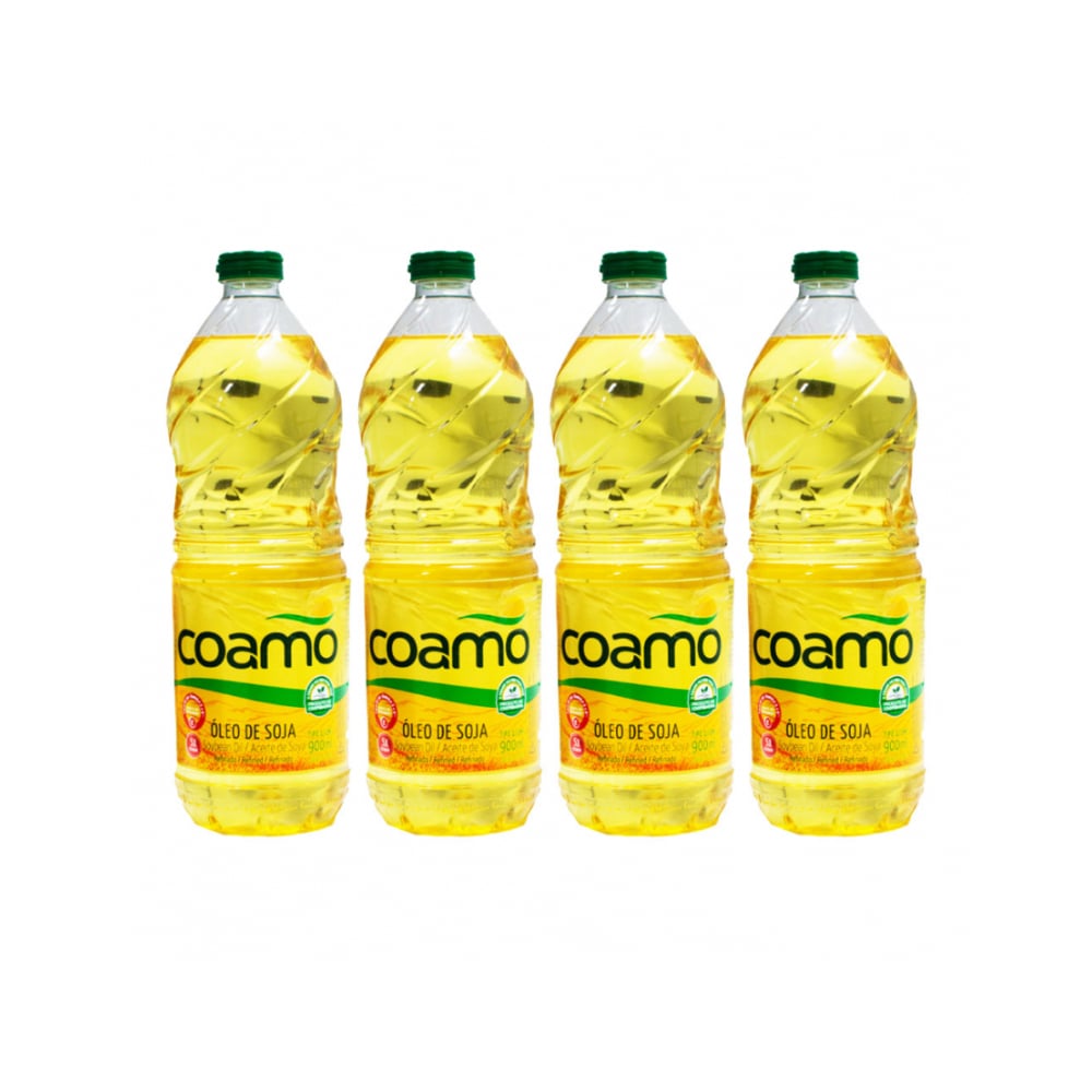 Aceite de soja refinado Coamo (4 x 900 ml) - Imagen 1