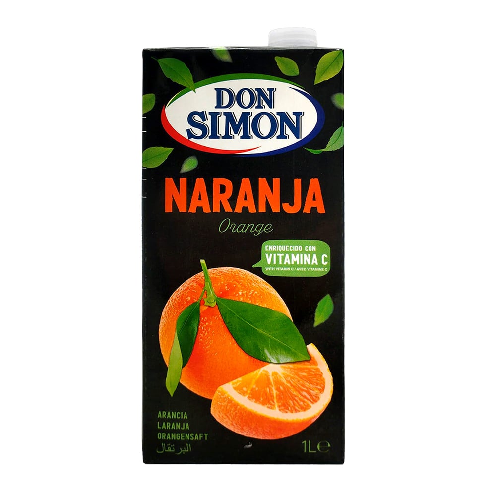 Zumo - jugo - de naranja enriquecido con vitamina C Don Simon (1 L) - Imagen 1