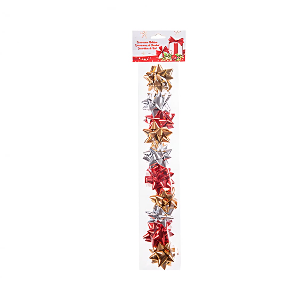 Set de lazos para regalos de navidad (10 U) - Imagen 1