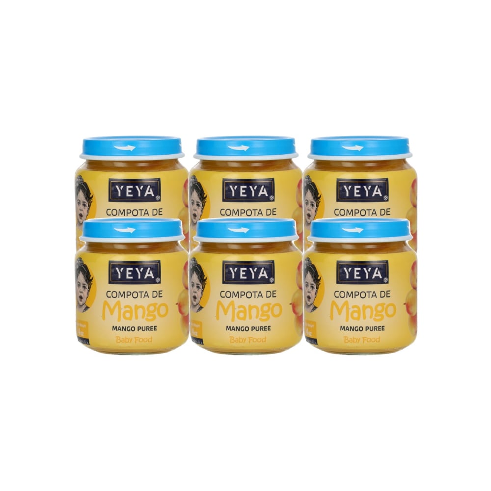 Compota de mango YEYA (6 x 113 g / 4 oz) - Imagen 1