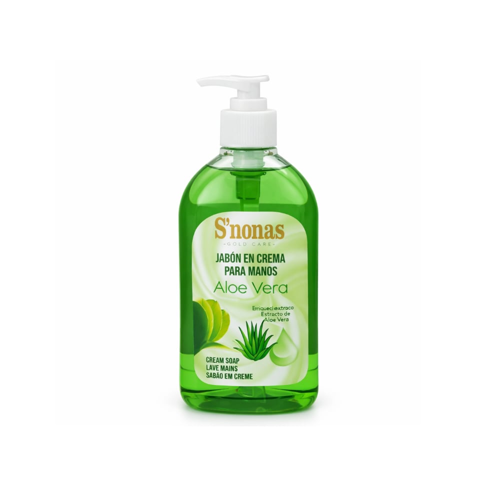 Jabón dosificador áloe vera S'nonas (500 ml) - Imagen 1