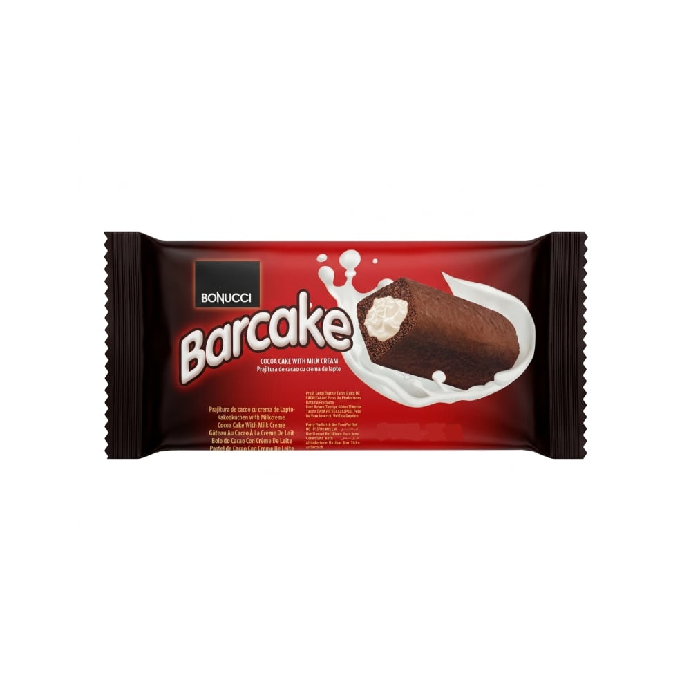 Pastelito de chocolate relleno de crema de leche Barcake (40 g / 1.41 oz) - Imagen 1