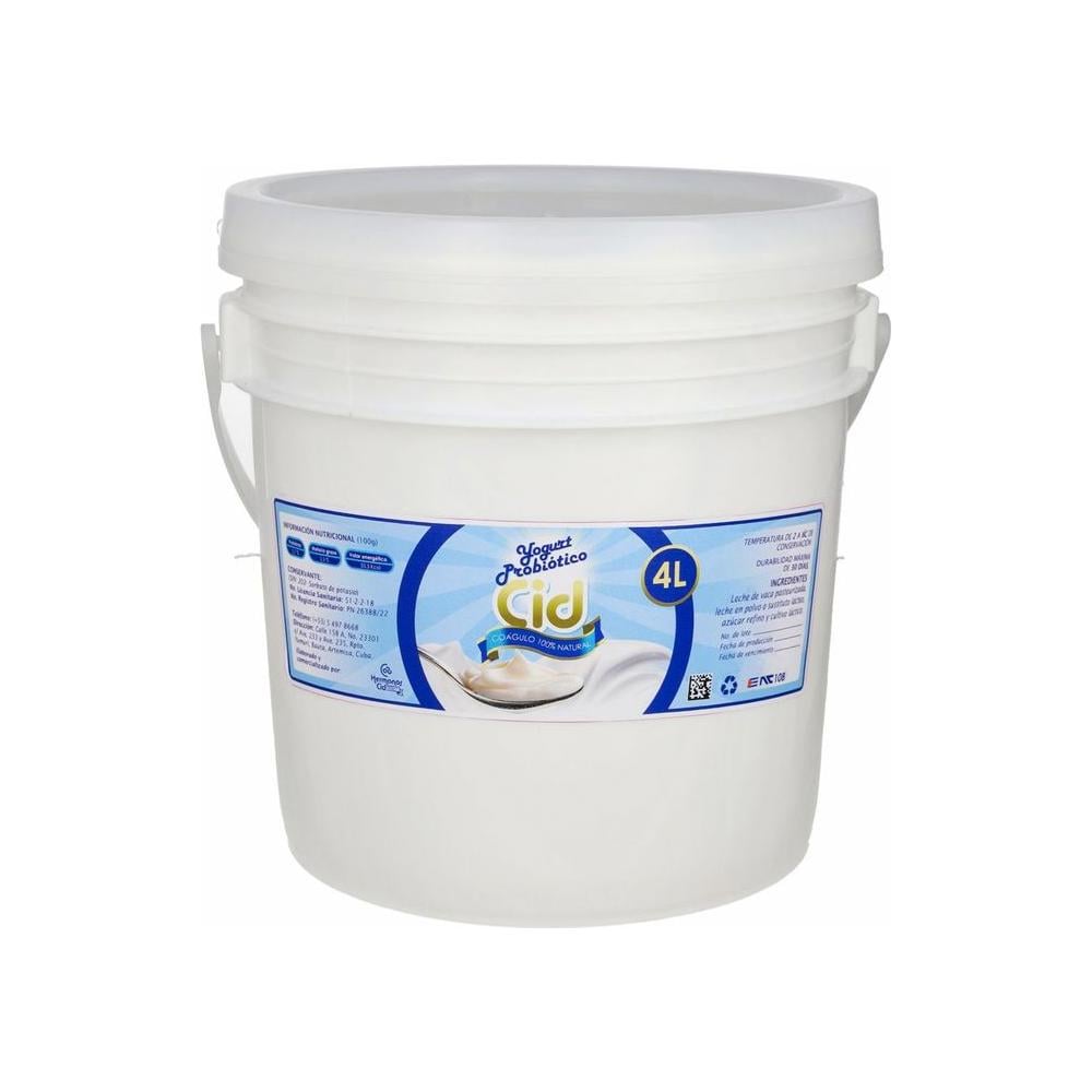 Yogurt probiótico 100 % natural Cid (4 L) - Imagen 1