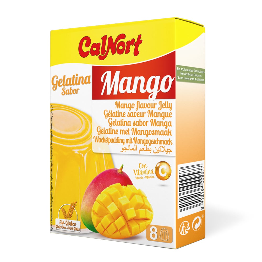 Gelatina de mango Calnort (170 g / 6.00 oz) - Imagen 1