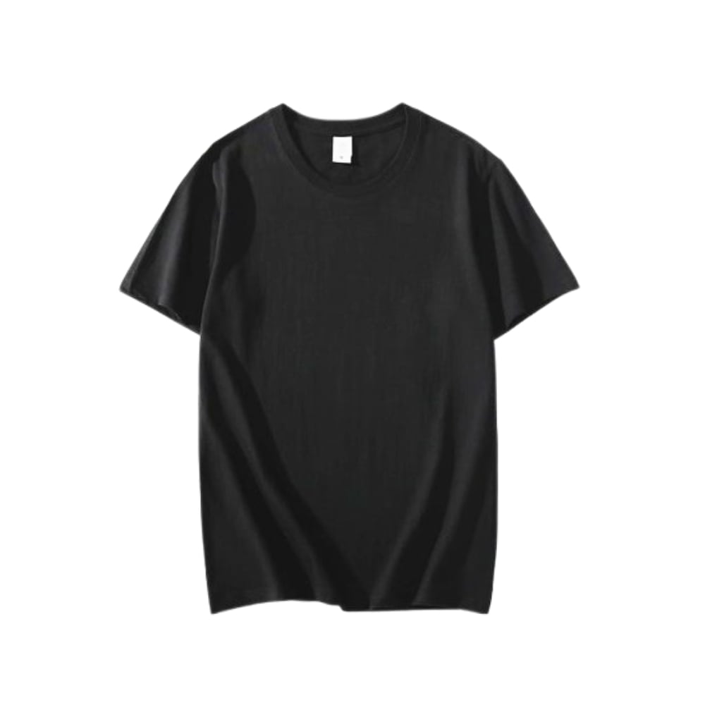 Camiseta negra de cuello redondo para hombre Torbex (Talla M) - Imagen 1